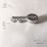 999 Silver Coated Veena Showpiece on Elegant Base - Image 3