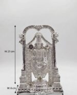 Tirupati Balaji Statue | 999 Pure Silver Coating - Image 4