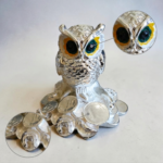 Lakshmi coined Owl | 999 pure silver coating - Image 6