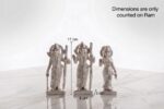 Silfig 999 Pure Silver-Coated Ram Darbar Idol Set | Premium Ram, Lakshman & Sita Parivar Murti for Home Temple & Luxury Gifting - Image 2