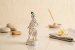 Krishna with cow | 999 pure Silver Coating - Image 2