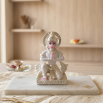 Anjali Hanuman figurine | 999 Pure Silver Coated