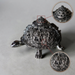 Shree yantra Ashta Lakshmi tortoise | 999 Pure Silver Coated - Image 2