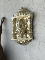 Lord Ganesha Wall Hanging ( Ganesh Jharokha) | 999 Pure Silver Coating - Image 2