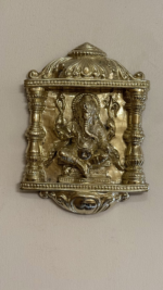 Lord Ganesha Wall Hanging ( Ganesh Jharokha) | 999 Pure Silver Coating - Image 6