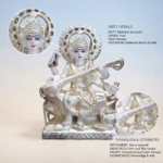 Saraswati ji playing veena | 999 pure silver coated - Image 5