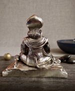 Silfig 999 Pure Silver-Coated Meditating Hanuman Idol | Premium Spiritual Home Decor & Vastu Artifact - Image 4
