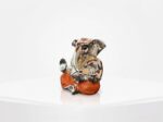 999 Silver Coated Ganesha Idol in Orange Dhoti for Home Decor – 6.5 cm - Image 6