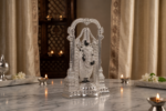 Handcrafted Silver Plated Lord Venkateswara Idol | Tirupati Balaji Murti for Home Temple & Luxury Decor | Elegant Spiritual Gift - Image 3