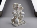Silver Coated Hanuman Idol – Handcrafted Bajrangbali Statue for Pooja, Vastu, Home Decor - Image 2