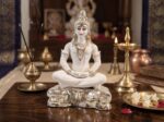 Silver Coated Meditating Shiva Statue - Lord Shiva Idol for Home Temple Mandir, Vastu Shastra Decor, Luxury Spiritual Figurine Gift, 26 cm - Image 6