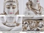 Silver Coated Meditating Shiva Statue - Lord Shiva Idol for Home Temple Mandir, Vastu Shastra Decor, Luxury Spiritual Figurine Gift, 26 cm - Image 5