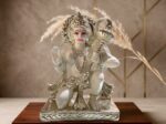 Silver Coated Hanuman Idol – Handcrafted Bajrangbali Statue for Pooja, Vastu, Home Decor - Image 6